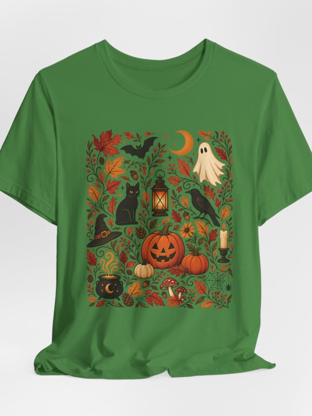 Whimsical Halloween Graphic T-Shirt